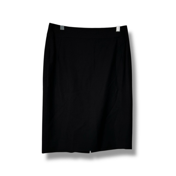 Ann Taylor Wool Blend Minimalistic Dark Academia Pencil Skirt Sz 0 - “Anatolie” - Picture 1 of 12